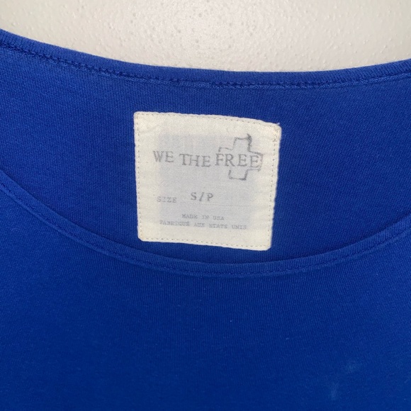 Free people royal blue top - Picture 3 of 3